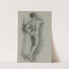 Male nude from behind by Louis Eysen