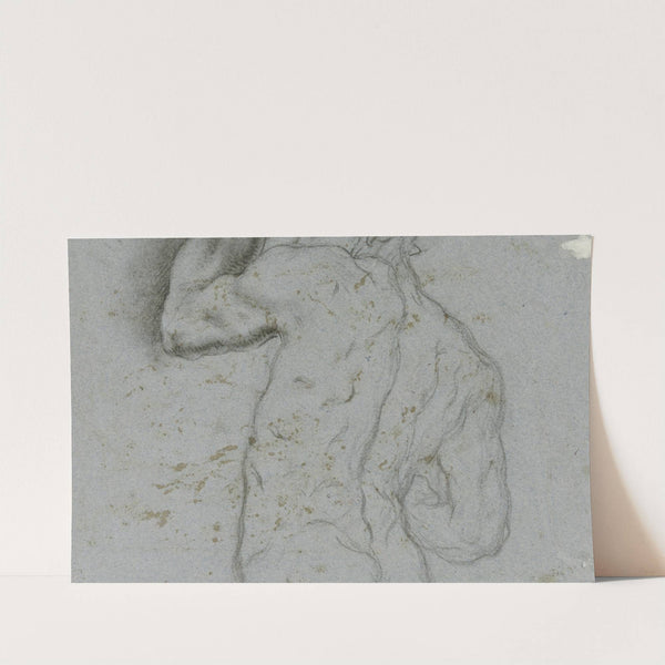 Male nude from behind by Gaspare Diziani