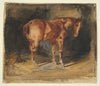Male Nude Posing for Figures in the ‘Frise de la Guerre’ (c. 1835)