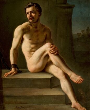 Male nude study (1841 - 1842)