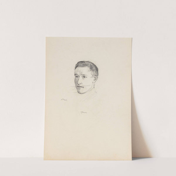 Male portrait by Signe Scheel