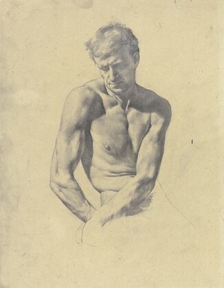 Male semi-nude