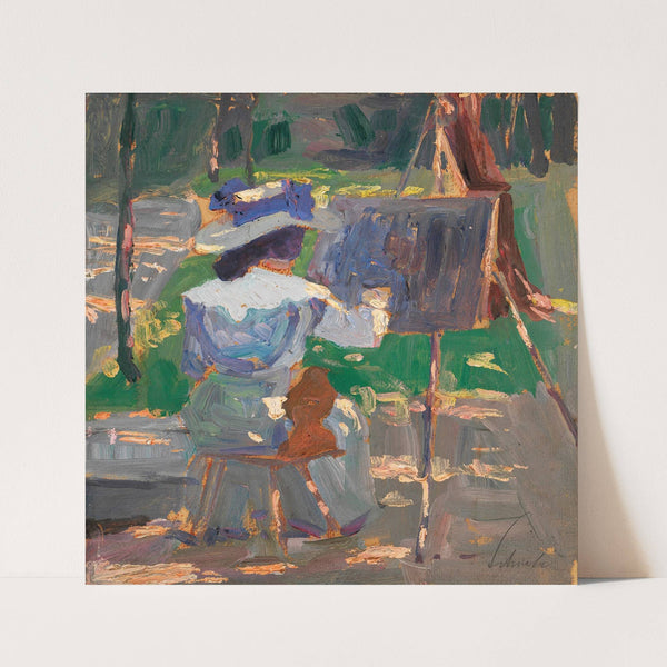 Malende Frau (1907) by Egon Schiele