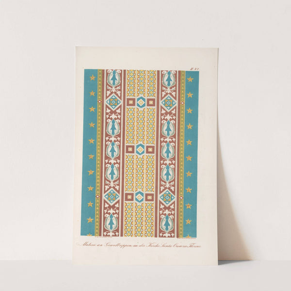 Malerei an Gewölbrippen in der Kirche Santa Croce zu Florenz by Friedrich Maximilian Hessemer