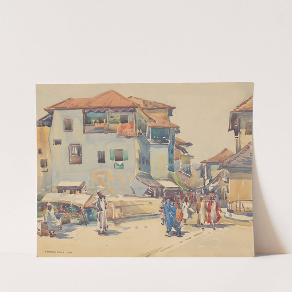 Malindi market, Zanzibar by Edwin Murray Fuller