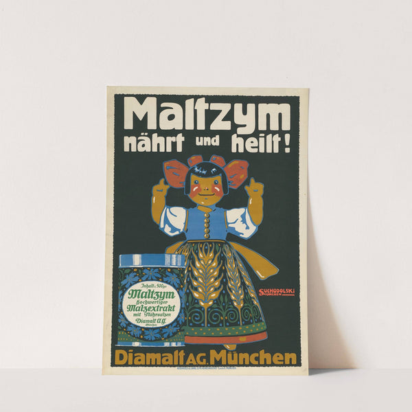 Maltzym nährt und heilt! Diamalt AG München (1914) by Siegmund von Suchodolski