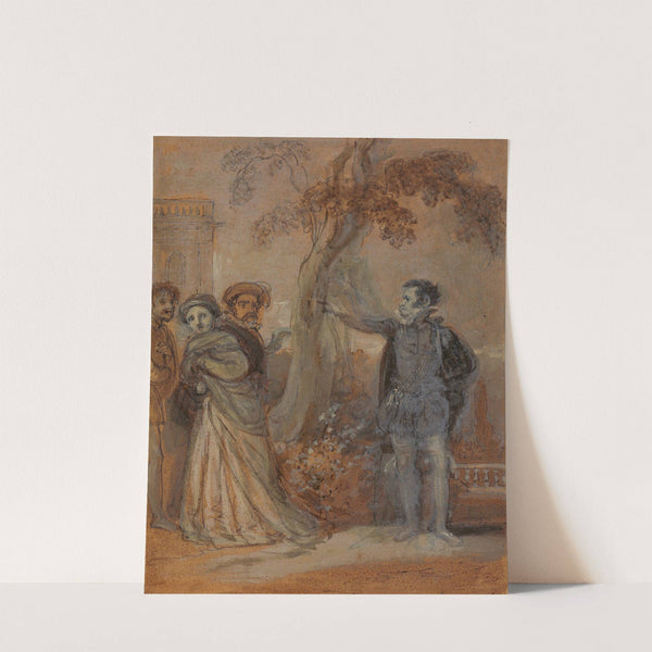 Malvolio abusing Maria, Fabian and Sir Toby by Robert Smirke