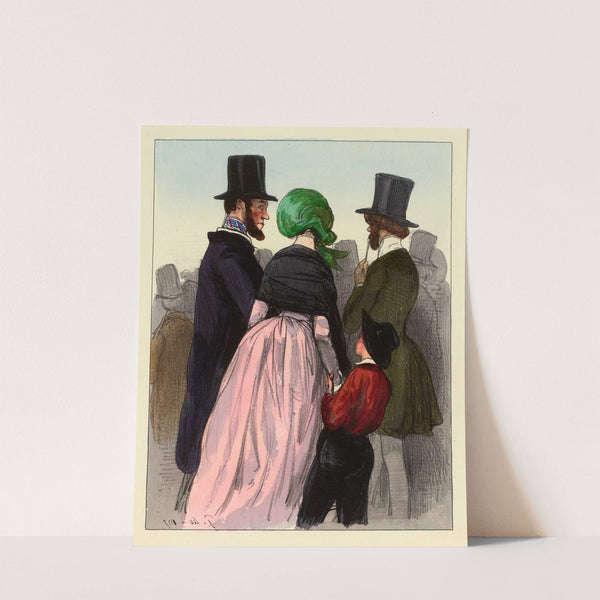 Maman Maman. Ah par exemple que voila un malhonnête (1838-1840) by Paul Gavarni