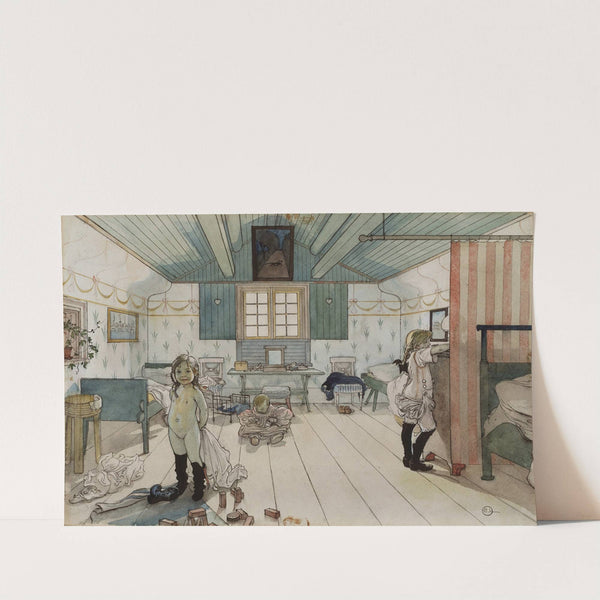 Mamma’s and the Small Girls’ Room by Carl Larsson