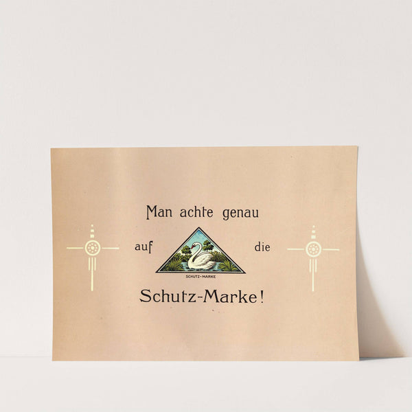 Man achte genau auf die Schutz-Marke !