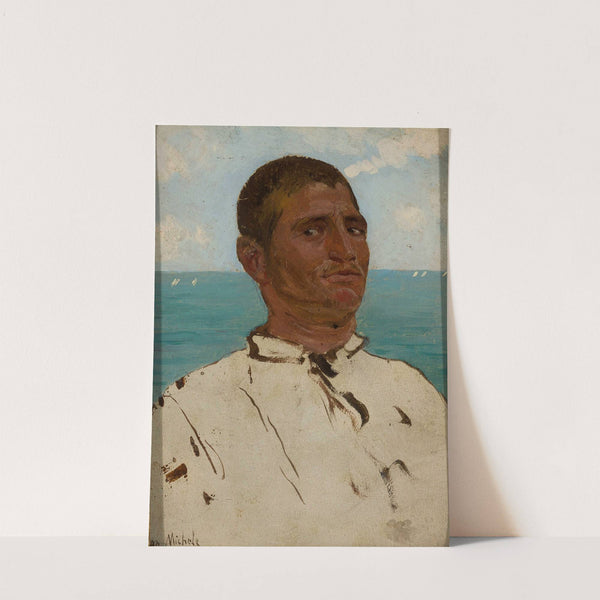 Man against the sea – Sudanese by Jozef Chelmonski