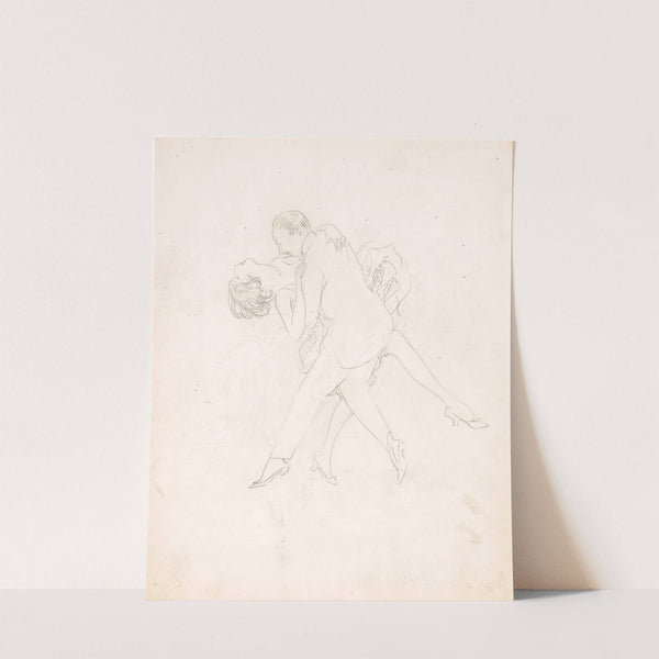 Man and woman dancing, dipping by Oliver Herford