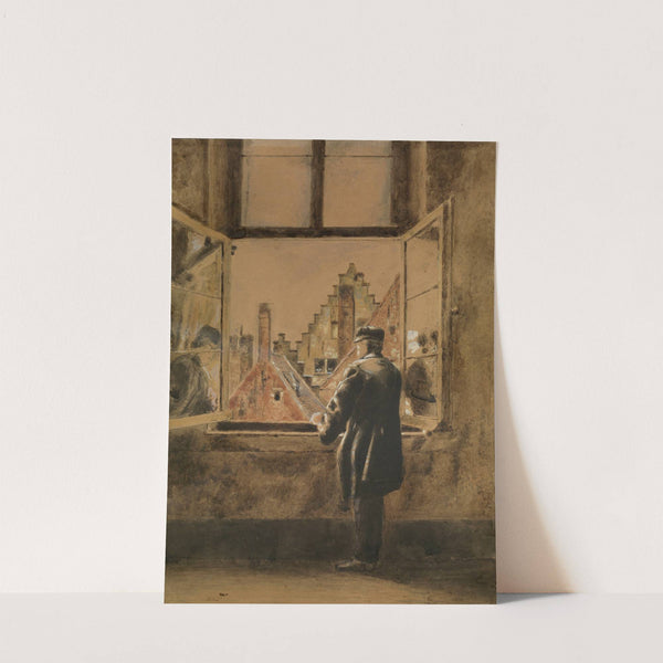 Man at the Window by Henri de Braekeleer