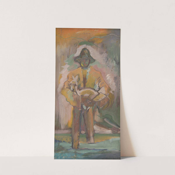 Man Carrying a Deer by Arnold Peter Weisz-Kubínčan