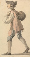 Man Carrying Bundle on his Back