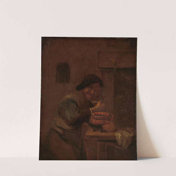 Man Eating from an Earthenware Pot (c. 1660 - c. 1680) by Daniel Boone