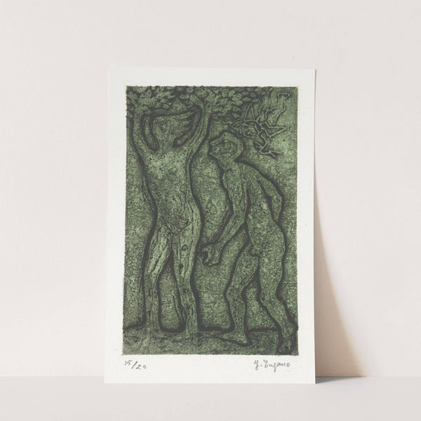 Man en vrouw in groen by Yo Sugano