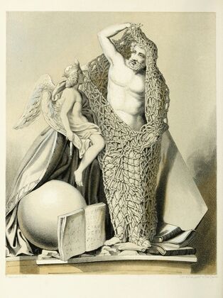 Man escaping from the net of sin, Naples