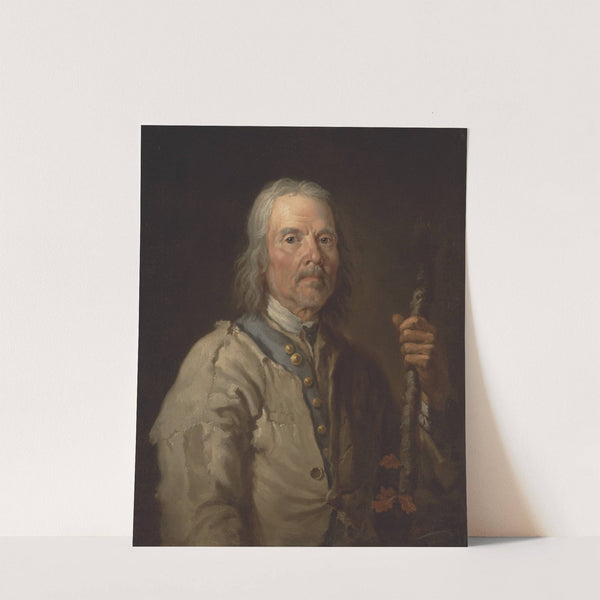 Man holding a staff by Thomas Barker