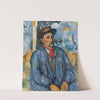Man in a Blue Smock (c. 1896–97) by Paul Cézanne