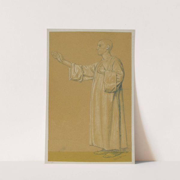 Man in a Long Tunic (1880 - 1924) by Hans Thoma