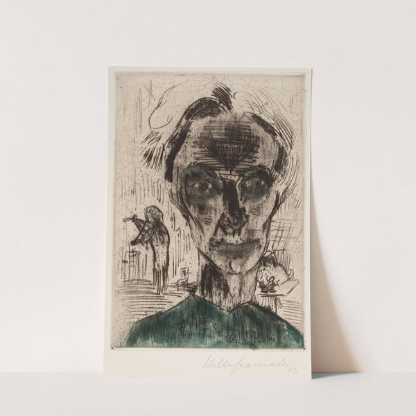 Man in a Room, Self-portrait by Walter Gramatté