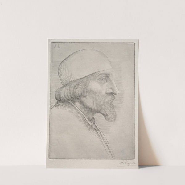 Man in a Skullcap (c. 1875–85) by Alphonse Legros