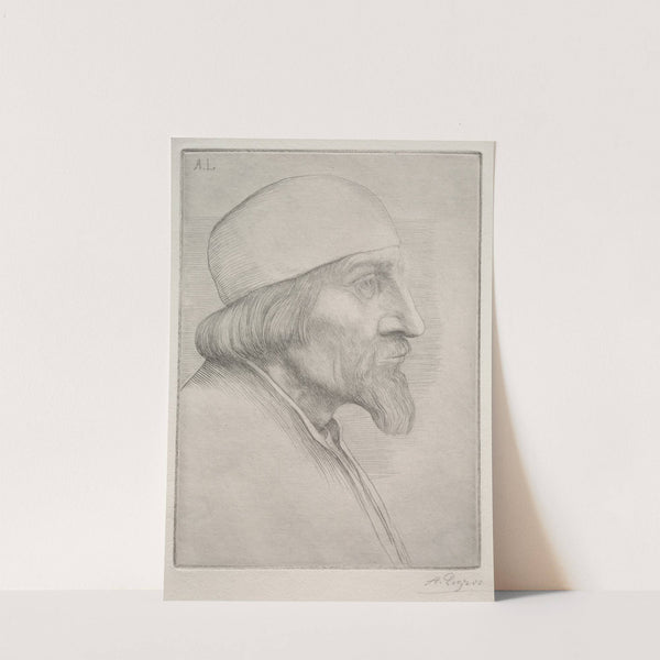 Man in a Skullcap (c. 1875-85) by Alphonse Legros