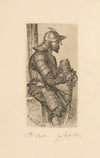 Man in armor with sword and pulley (1888)