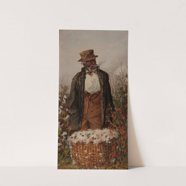 Man in Cotton Field by William Aiken Walker