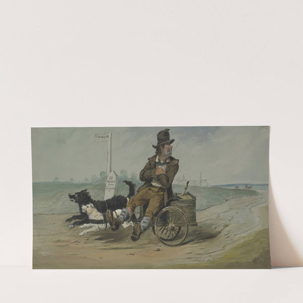 Man in dog-cart by John Fennell