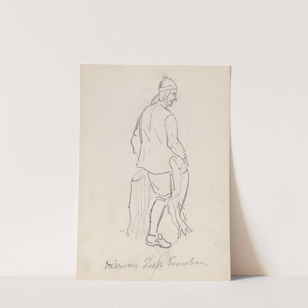 Man in folk costume (between 1867 and 1873) by Adolph Tidemand