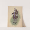 Man in gold and purple brocade justacorps, waistcoat, and breeches (1912 - 1924) by Will R. Barnes