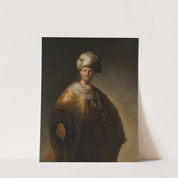 Man in Oriental Costume (The Noble Slav) by Rembrandt van Rijn