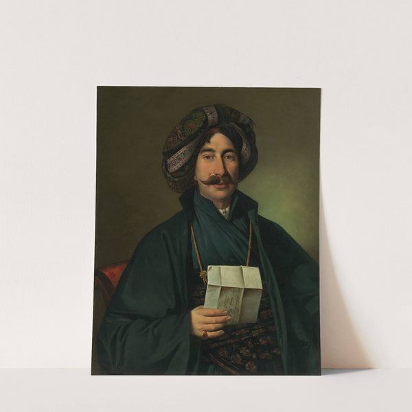 Man in Ottoman dress by Giuseppe Tominz