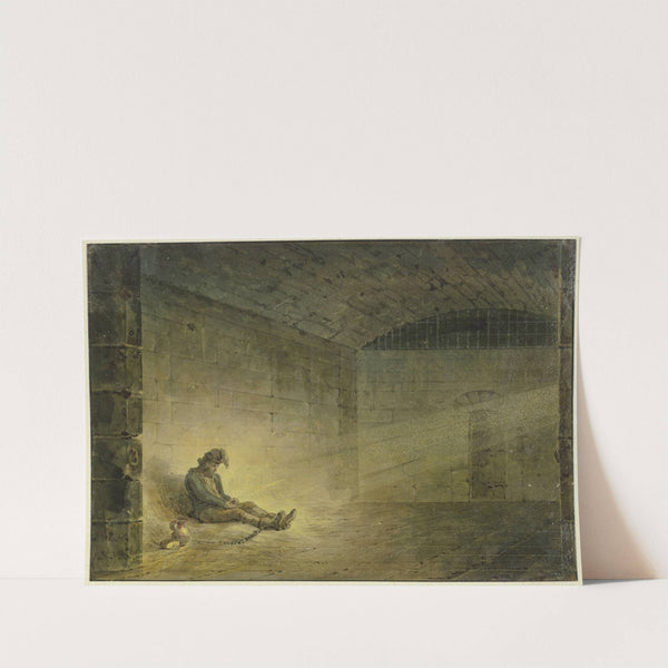 Man in prison by Johann Adam Ackermann