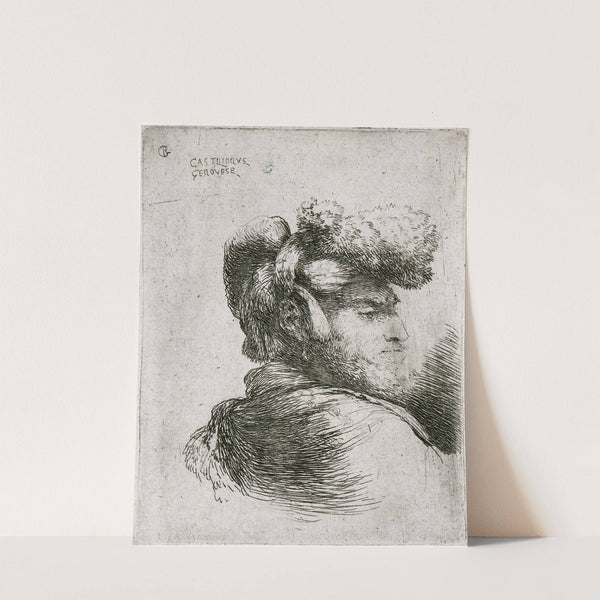 Man in Profile (circa 1645-1650) by Giovanni Benedetto Castiglione