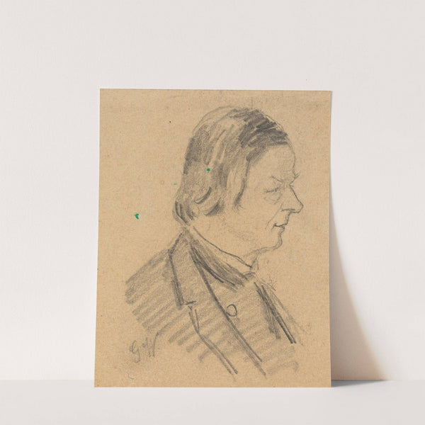 Man in Profile by Gustav Wentzel