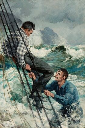 Man in Rigging
