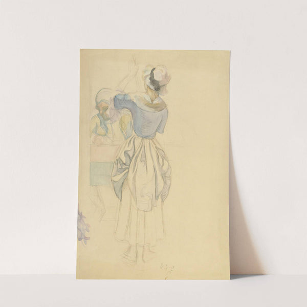 Man in Rococo Attire with Maid by Eero Järnefelt