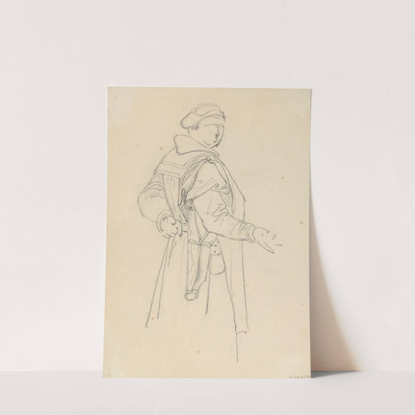 Man in Three-quarter Seen from the Back by Nicaise De Keyser