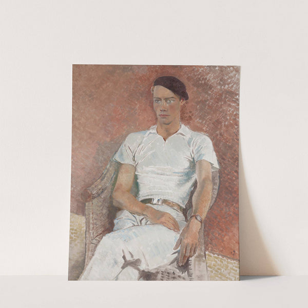 Man in white by Glyn Warren Philpot