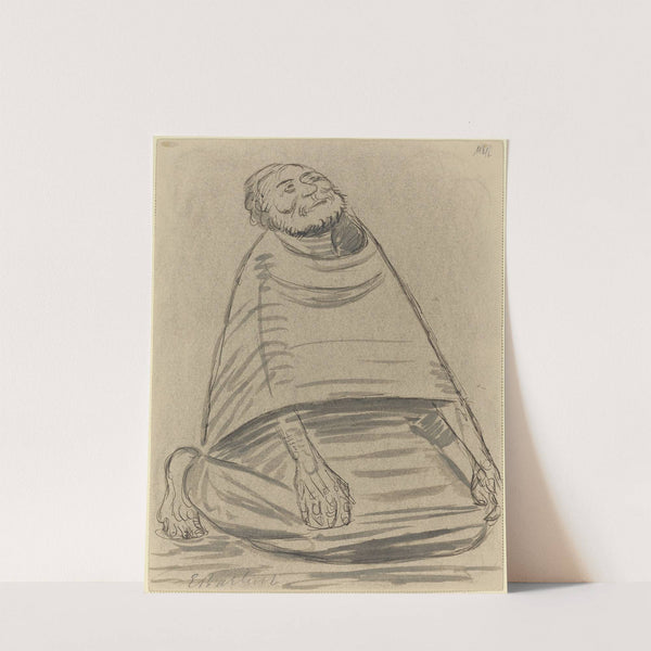 Man Kneeling (1916) by Ernst Barlach