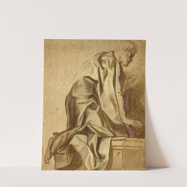 Man Kneeling, Facing Right by Jacob Jordaens