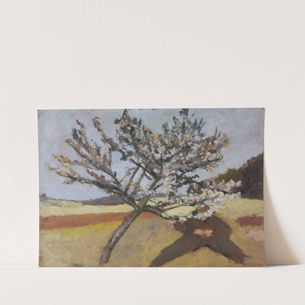 Man lying beneath a Blossoming Tree by Paula Modersohn-Becker