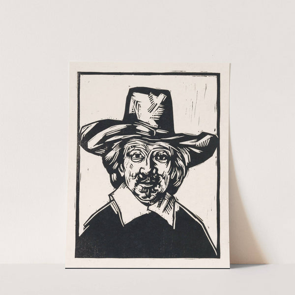 Man met hoed (1888) by Henri Jonas