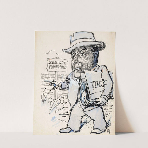 Man met pistool in Zeeuws-Vlaanderen by Patricq Kroon