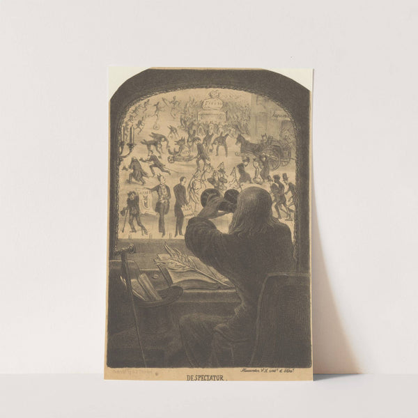 Man met verrekijker (1848 - 1889) by Alexander Ver Huell