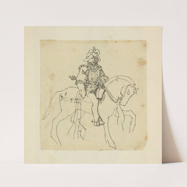 Man on horseback (1840) by Stewart Watson