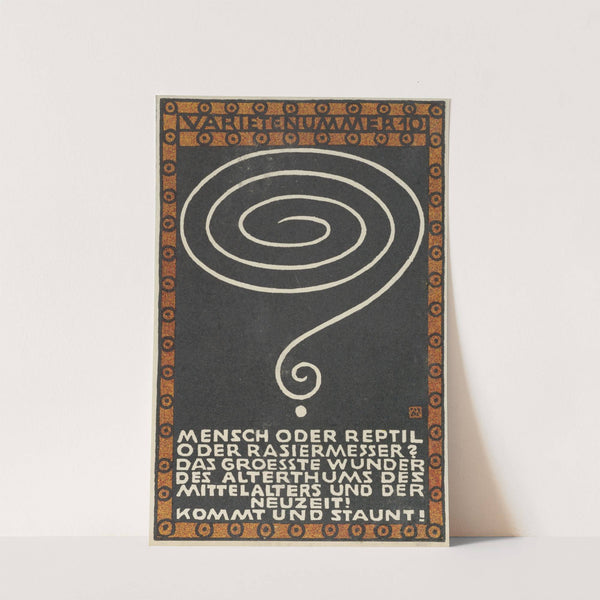 Man or Reptile or Razor by Moriz Jung